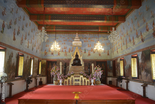 Phra Phuttha Wachirayan Bophit is the principal Buddha image in the sanctuary of Wat Suwandararam Ratchaworawihan at Ayuttaya Historical Park in Thailand.
