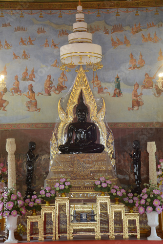 Phra Phuttha Wachirayan Bophit is the principal Buddha image in the sanctuary of Wat Suwandararam Ratchaworawihan at Ayuttaya Historical Park in Thailand.