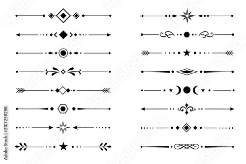 vector illustration of a set of musical notes