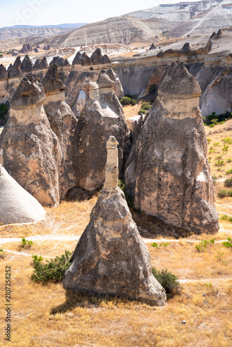 vertical photography of Pasabag and its curious rock formations on an August day