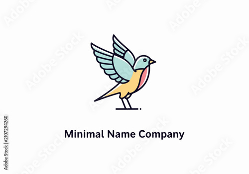 Bold eagle logo featuring sharp geometric design elements