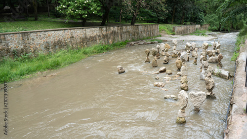 Kislovodsk. Stone figures at the mouth of the Olkhovka River.