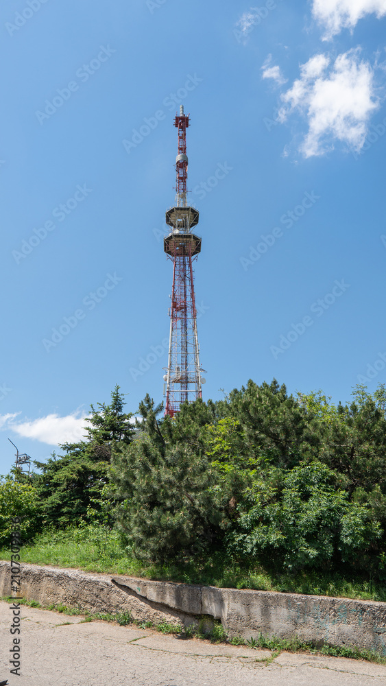 Obraz premium Pyatigorsk. Television tower on Mount Mashuk