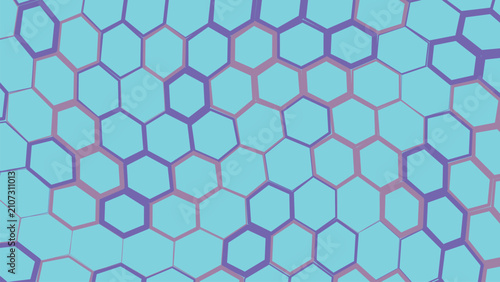 Abstract geometric background with seamless hexagonal pattern