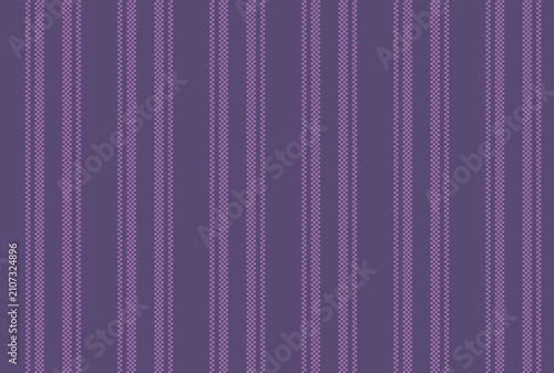 Fotografie Mattress ticking stripe seamless background, striped vector pattern in dusty pur
