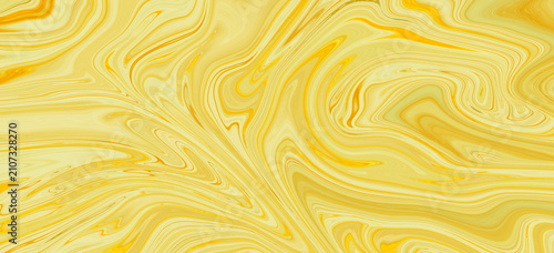 Marble ink colorful. yellow marble pattern texture abstract background. can be used for background or wallpaper