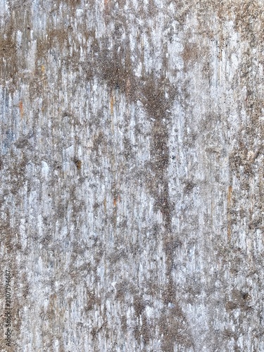Vehicle tracks on the concrete floor.