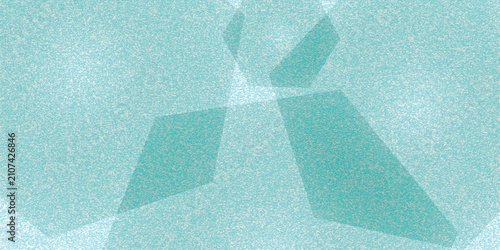 A hexagonal design featuring a scattering of fine dots. A subtle, abstract geometric background. A repeating pattern suitable for decoration, wrapping paper, covers, and other uses.