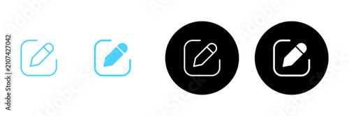 Edit icon vector. edit document sign and symbol. edit text icon. pencil. sign up