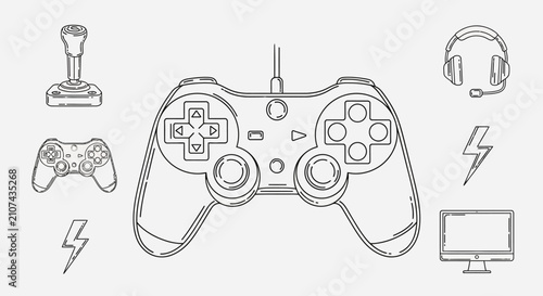 Video Game Controller and Accessories.