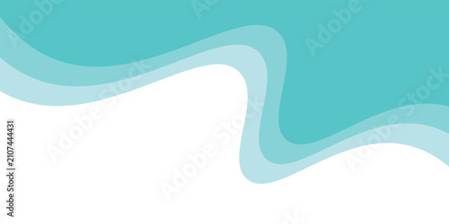 Tableau sur toile Refreshing shimmering water abstract background frame vector illustration mater