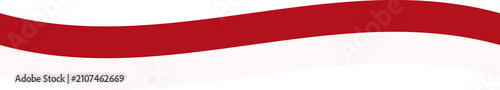 Fotografie Illustration of Indonesia Wavy Flag