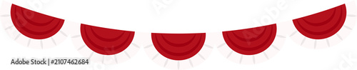 Fotografie Illustration of Indonesia Flag Curtain
