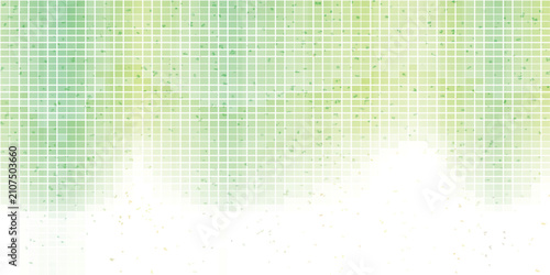 Fotografie Abstract Light Green Grid Pattern Texture Background