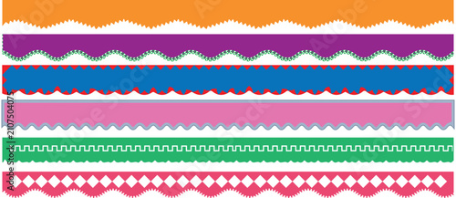 Foto Simple scalloped border
