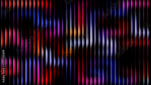Abstract background featuring vertical glowing lines in vibrant shades of red blue and purple on black