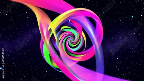 colorful abstract liquid swirl motion graphic animation