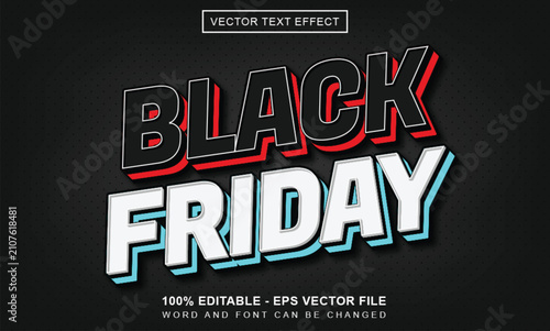 Black friday text effect