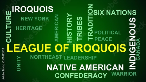 League Of Iroquois Word Cloud