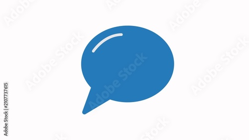 Business Chat Message Animation Icon