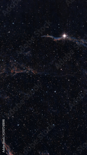 Nebula Amidst a Starry Sky NGC 6960