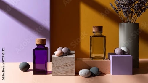 Minimal Perfume Bottles and Stones in Geometric Setting