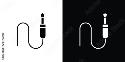 Фотография Audio Cable icon minimal artwork collection