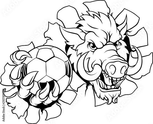 Boar Wild Hog Razorback War...