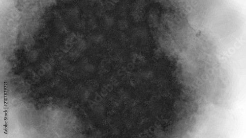 Abstract Black Background with Smoke Fog and Water Drops Dark Grunge Texture Stormy Mist Cloud Wallpaper Design