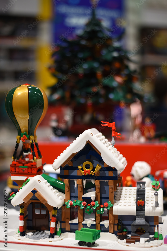 Fototapeta premium New Year's Lego set