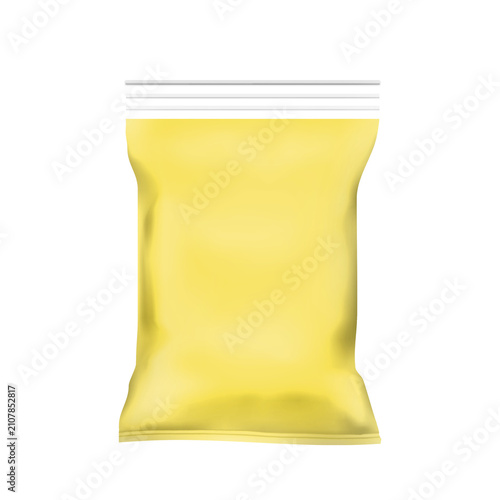 Transparent Plastic Storage Pouch Template for Packaging Design