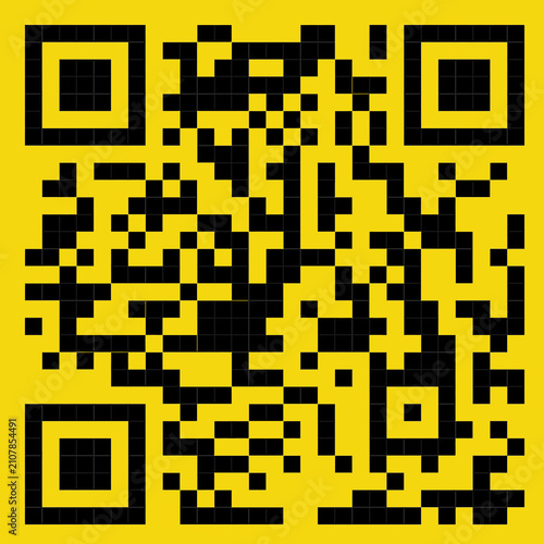 Cuadro en lienzo Abstract QR Code vector background for digital payment, smart technology, and da