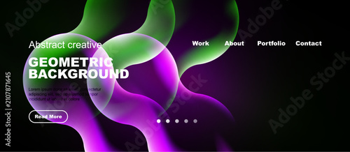 Canvastavla Abstract website header design