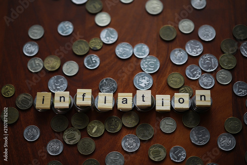 Konstfotografi Inflation, hyperinflation in the dollar one dollar bill economic direction The concept of reducing purchasing power from inflation