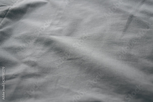 Obraz na płótnie close up of white rumpled fabric