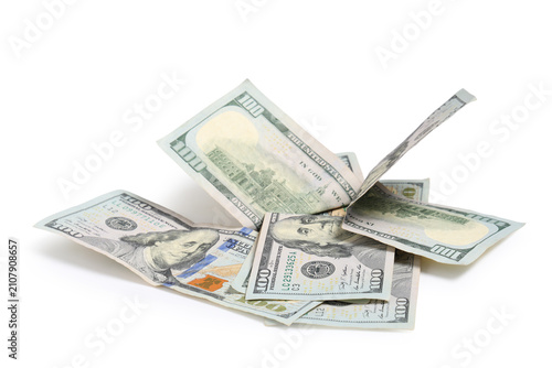 One hundred dollar banknote...