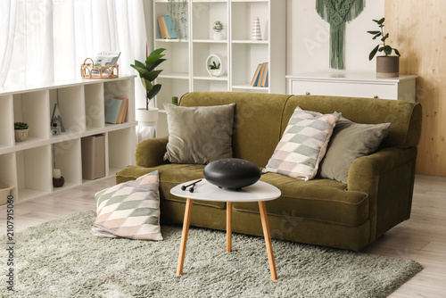 Interior of living room wit...