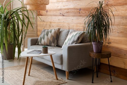 Interior of living room wit...
