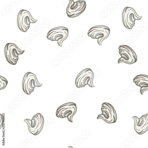 pattern food meringue cartoon. decoration pie, ice milk, lemon top food meringue sign vector