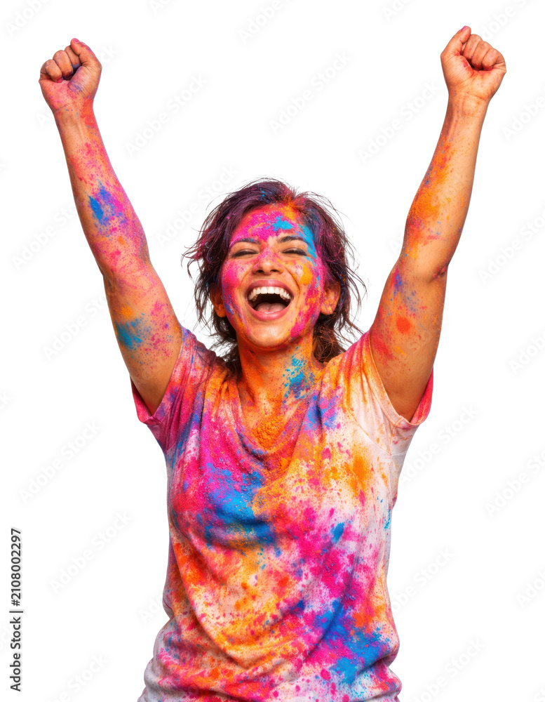 Fototapeta premium PNG Joyful celebration with vibrant colors.