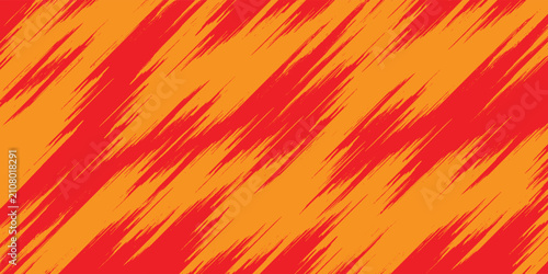 Fotografía Abstract red and orange grunge brush strokes pattern background