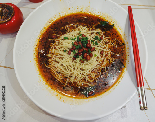 Bild auf Leinwand Chongqing noodles or Chong Qing Xiao Mian