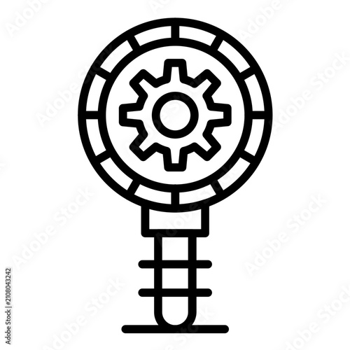 Bild auf Leinwand Identifiable Icon