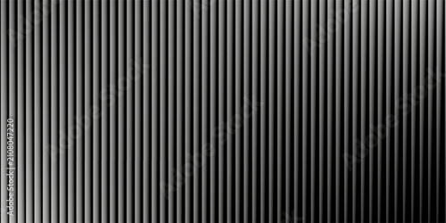 Foto Texture of transparent corrugated glass in gray colors