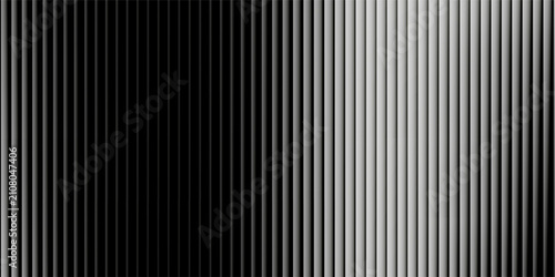 Foto Texture of transparent corrugated glass in gray colors