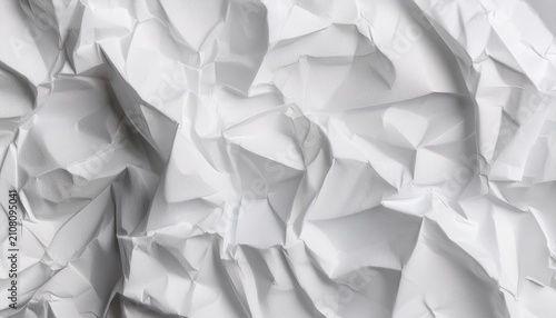 Texture Of Closed Up White Paper Background Abstract Background Of Crumpled White Paper Stock Photo