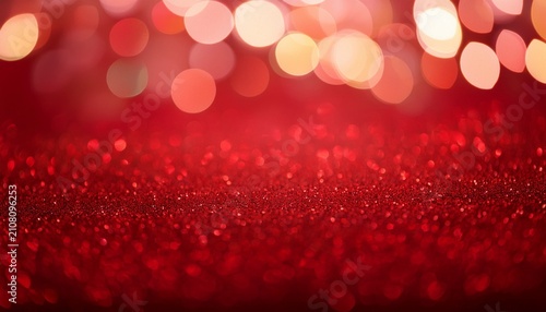 Red Bokeh Background With Soft Blur Bokeh Light