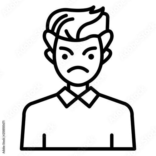 фотографія Determined Icon