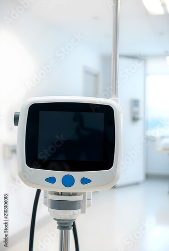 Medical monitor with blank ...