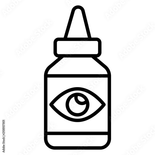 Eye Drops Bottle Icon